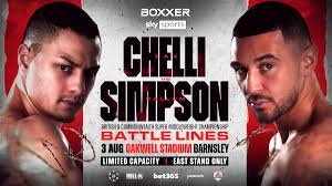 Zak Chelli (15-2-1, 7 KOs) vs Callum Simpson (14-0-0, 10 KOs)