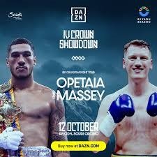 Jai Opetaia (25-0-0, 19 KOs) vs Jack Massey (22-2-0, 12 KOs)