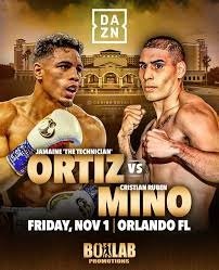 Preview: Jamaine Ortiz (17-2-1, 8 KOs) vs Cristian Ruben Mino (24-9-2, 17 KOs)