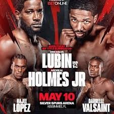 Boxing Match Preview: Erickson Lubin (26-2-0, 18 KOs) vs Ardreal Holmes (17-0-0, 6 KOs)