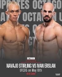 MMA Match Preview: Ivan Erslan (14-4, 0-1 UFC) vs. Navajo Stirling (6-0, 1-0 UFC)