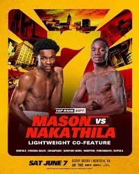 Boxing Match Preview: Abdullah Mason (18-0-0, 16 KOs) vs. Jeremia Nakathila (26-4-0, 21 KOs)