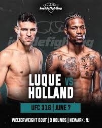 MMA Match Preview: Vicente Luque (23-10-1) vs. Kevin Holland (27-13-0, 1 NC)