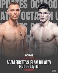 MMA Match Preview: Adam Fugitt (10-4) vs. Islam Dulatov (11-1)