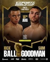 Boxing Match Preview: Nick Ball (22-0-1, 13 KOs) vs. Sam Goodman (20-0-0, 8 KOs)
