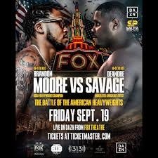 Boxing Match Preview: Brandon Moore (18-1-0, 10 KOs) vs. DeAndre Savage (10-0-0, 10 KOs)
