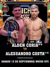 MMA Match Preview: Alessandro Costa (14-4-0) vs. Alden Coria (10-3-0, 1 NC)