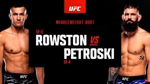 MMA Match Preview: Cameron Rowston (12-3) vs. Andre Petroski (13-4)