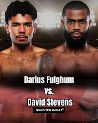 Boxing Match Preview: Darius Fulghum (14-1-0, 12 KOs) vs. David Stevens (14-2-0, 10 KOs)