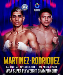 Boxing Match Preview: Jesse Rodriguez (22-0-0, 15 KOs) vs. Fernando Martinez (18-0-0, 9 KOs)