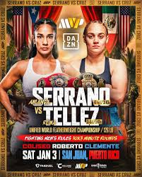 Boxing Match Preview: Amanda Serrano (47-4-1, 31 KOs) vs. Reina Tellez (13-0-1, 5 KOs)