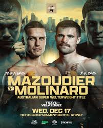 Boxing Match Preview: Dominic Molinaro (5-0-0, 2 KOs) vs. Koen Mazoudier (14-4-1, 6 KOs)