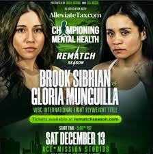 Boxing Match Preview: Gloria Munguilla (8-2, 0 KOs) vs. Brook Sibrian (8-2, 4 KOs)