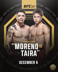 MMA Match Preview: Brandon Moreno (23-8-2) vs. Tatsuro Taira (17-1)