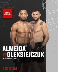 MMA Match Preview: Cesar Almeida (7-1) vs. Cezary Oleksiejczuk (16-3)