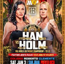 Boxing Match Preview: Stephanie Han (11-0-0, 3 KOs) vs. Holly Holm (34-2-3, 9 KOs)