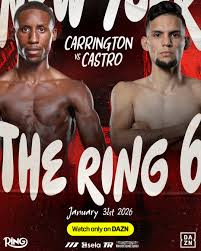 Boxing Match Preview: Bruce Carrington (16-0-0, 9 KOs) vs. Carlos Castro (30-3-0, 14 KOs)