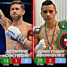 Boxing Match Preview: Jeyvier Cintron (13-1-0, 6 KOs) vs. Jonathan Javier Rodriguez (25-2-1, 17 KOs)