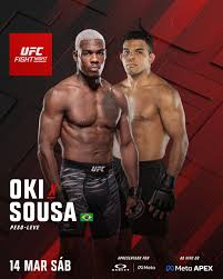 UFC Vegas 114 MMA Match Preview: Bolaji Oki (10-3-0) vs. Manoel Sousa (13-1-0)