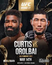 UFC Vegas 114 MMA Match Preview: Chris Curtis (32-12-0, 1 NC) vs. Myktybek Orolbai (15-2-1)