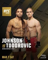 UFC 326 MMA Match Preview: Donte Johnson (7-0-0) vs. Dusko Todorovic (13-6-0)