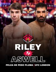 UFC London MMA Match Preview: Luke Riley (12-0-0) vs. Michael Aswell (11-3-0)
