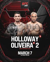 UFC 326 MMA Match Preview: Title Fight Max Holloway (27-8-0) vs. Charles Oliveira (36-11-0) 2