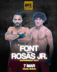 UFC 326 MMA Match Preview: Rob Font (22-5-0) vs. Raul Rosas Jr. (11-1-0)