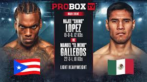 Boxing Match Preview: Najee Lopez (15-0-0, 12 KOs) vs. Manuel Gallegos (22-3-1, 19 KOs)