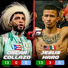 Boxing Match Preview: Oscar Collazo (13-0-0, 10 KOs) vs. Jesus Haro (13-3-0, 2 KOs)